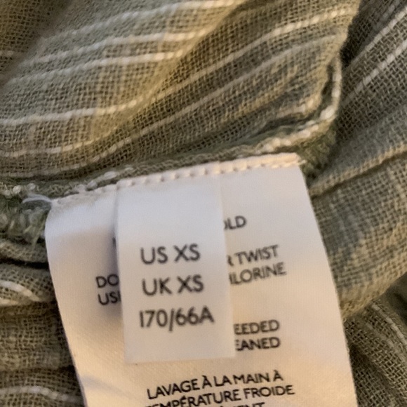 Free People Semi Sweet Cropped Pants Sage Green Size XS - Picture 8 of 8